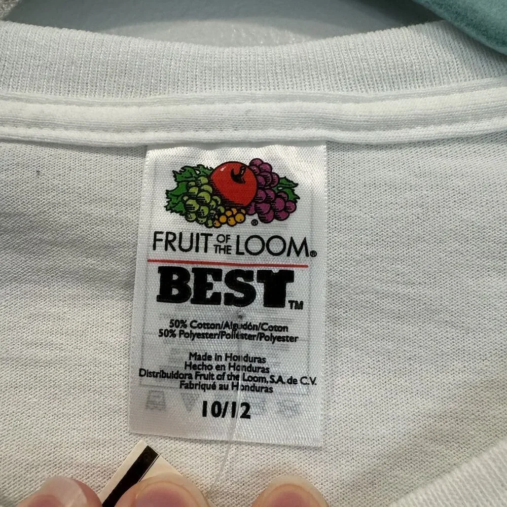 NWT Las Vegas Graphic T-Shirt Heart Fruit of the Loom Travel Kids Unisex 10-12